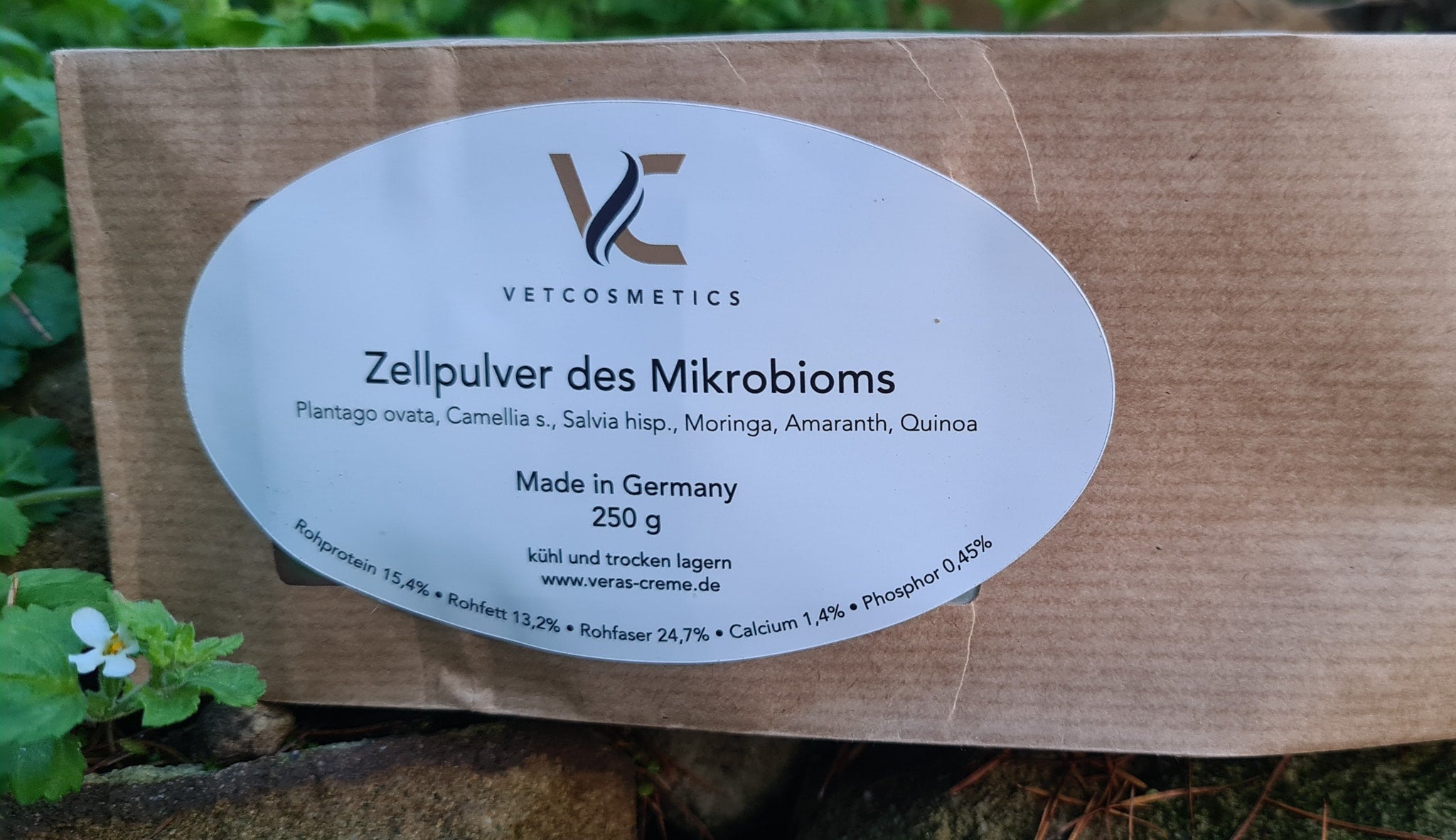 Zellpulver des Mikrobioms