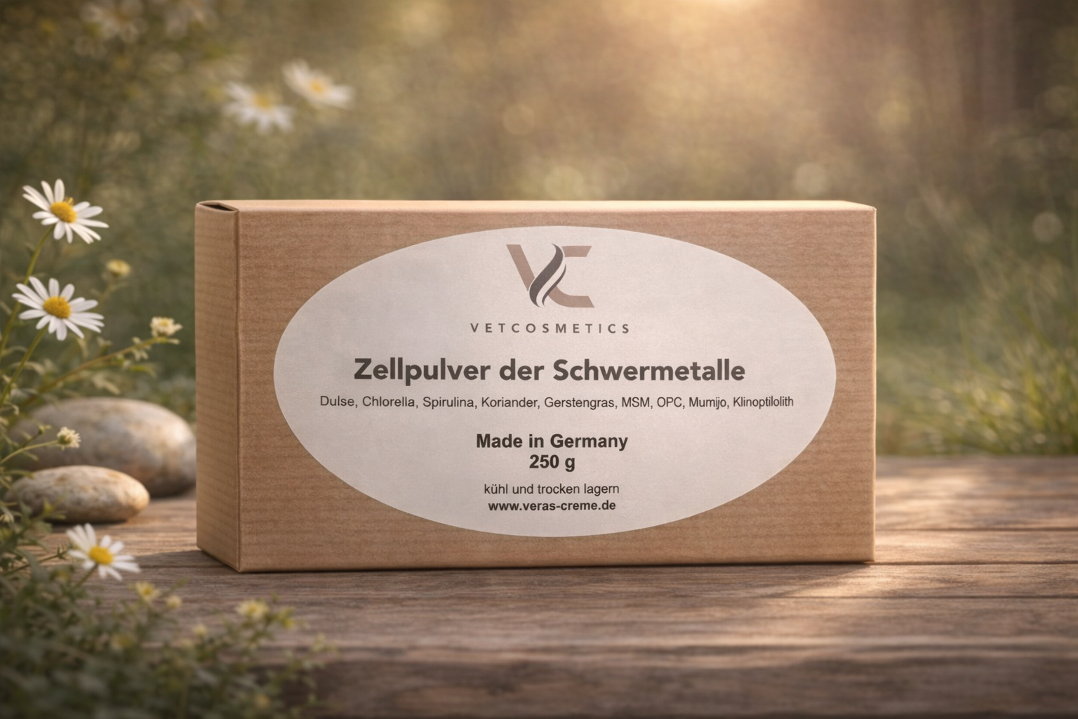 Zellpulver der Schwermetalle